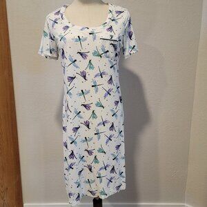SOMA Cool Nights, Short Nightgown - Dragonflies!  Comfortable and Cool! SZ - XSm